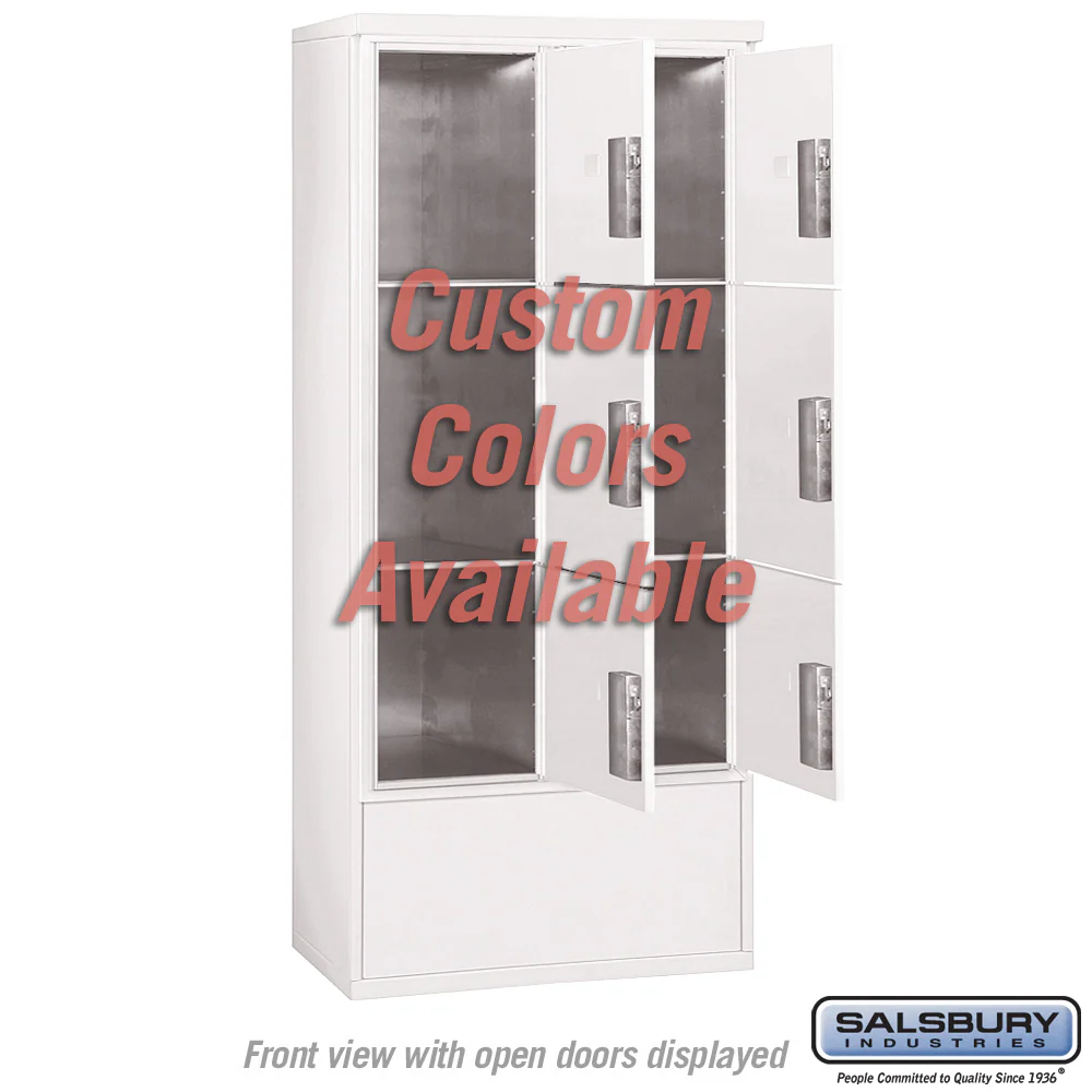 Free-Standing 4C Horizontal Mailbox Unit with Parcel Locker and Enclosure - Image 3