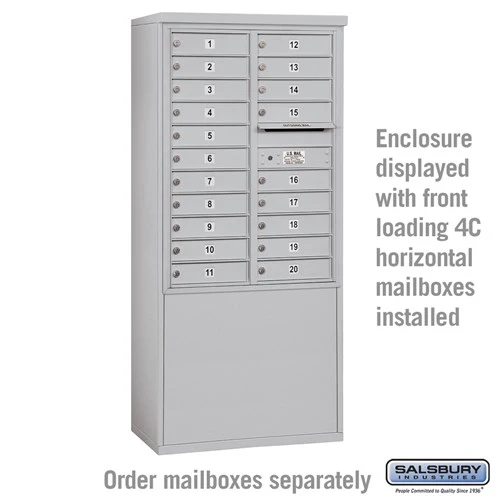 Free-Standing Enclosure for 3711 Double Column Unit - Aluminum - Image 2