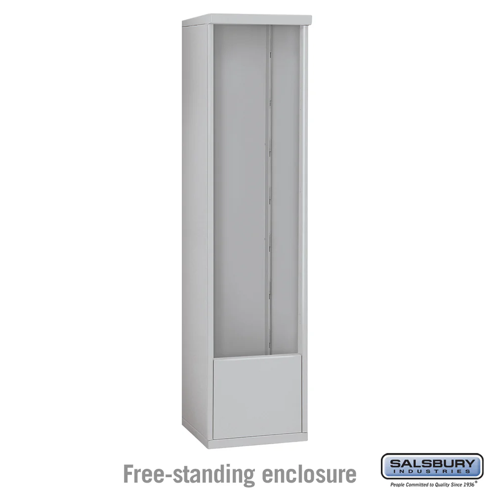 Free-Standing Enclosure for Double Column Mailbox Unit - Bronze - Image 3