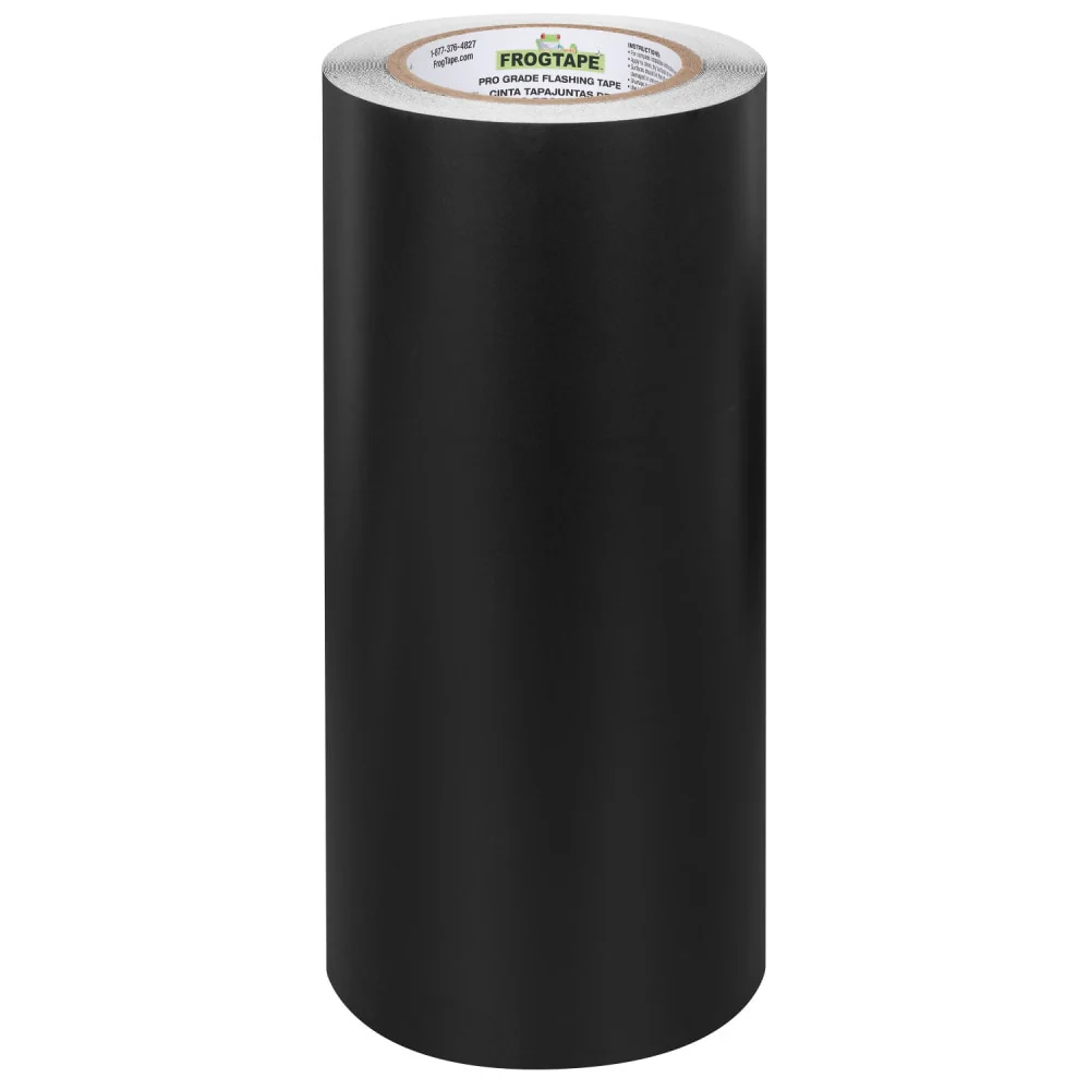 FrogTape Pro Grade Flashing and Waterproofing Tape, 12-in x 50-ft, Black Acrylic Flashing Tape - Image 2