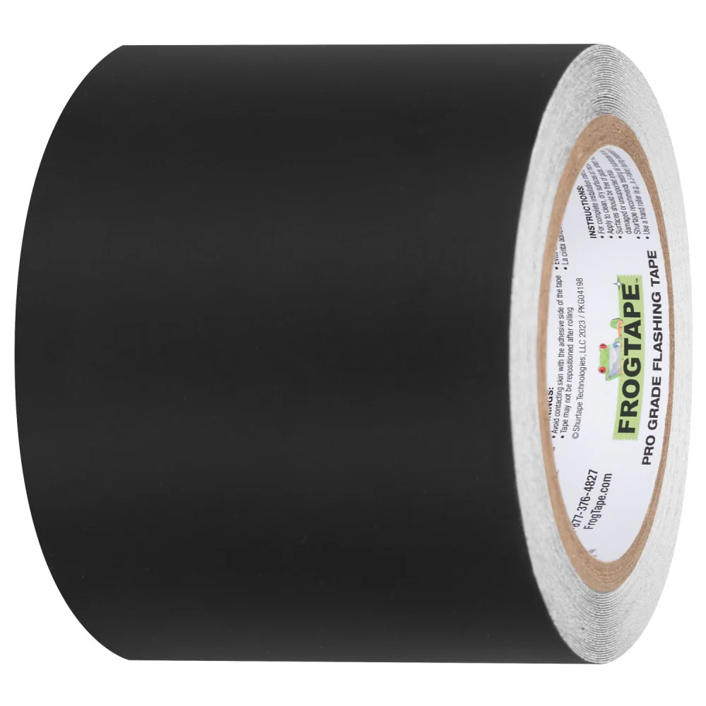 FrogTape Pro Grade Flashing Tape for Windows & Doors, 3.75-in x 30-ft, Black Acrylic - Image 3