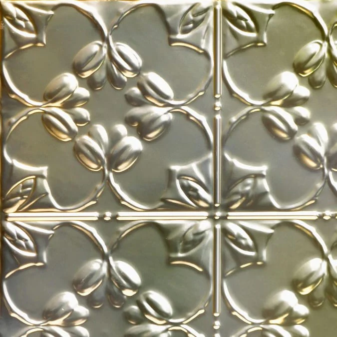 From Plain to Beautiful in Hours 2-ft x 2-ft Lilac Gold Nugget Steel Drop Ceiling Tile (6-Pack, 24-sq ft / Case) - Image 2