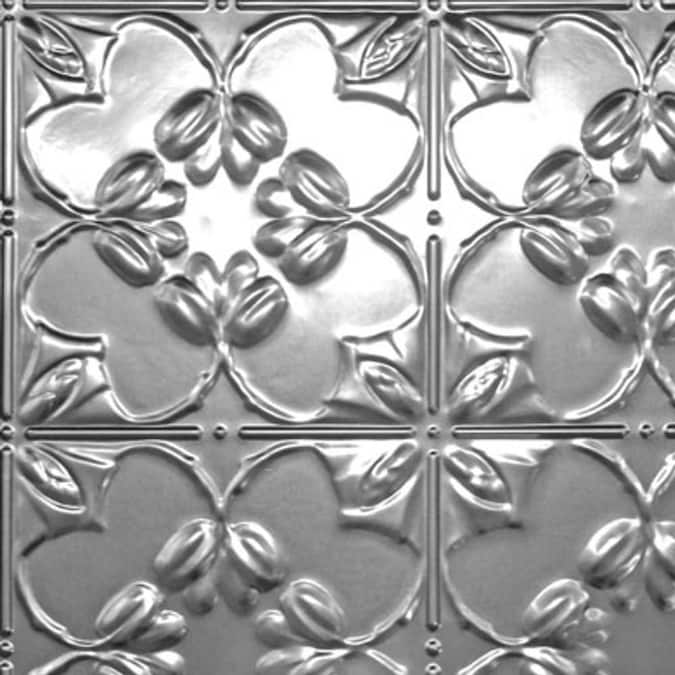 From Plain to Beautiful in Hours 2-ft x 2-ft Lilac Steel (Unfinished) Steel Surface-mount Ceiling Tile (6-Pack, 24-sq ft / Case) - Image 2