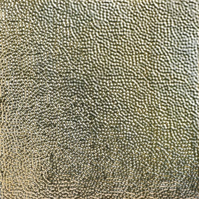 From Plain to Beautiful in Hours 2-ft x 2-ft Pounded Gold Nugget Steel Drop Ceiling Tile (6-Pack, 24-sq ft / Case)