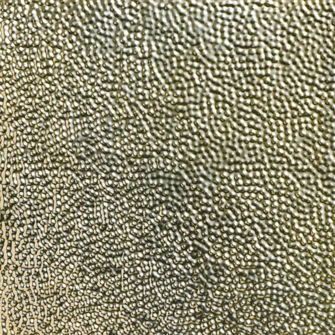 From Plain to Beautiful in Hours 2-ft x 2-ft Pounded Gold Nugget Steel Drop Ceiling Tile (6-Pack, 24-sq ft / Case) - Image 2