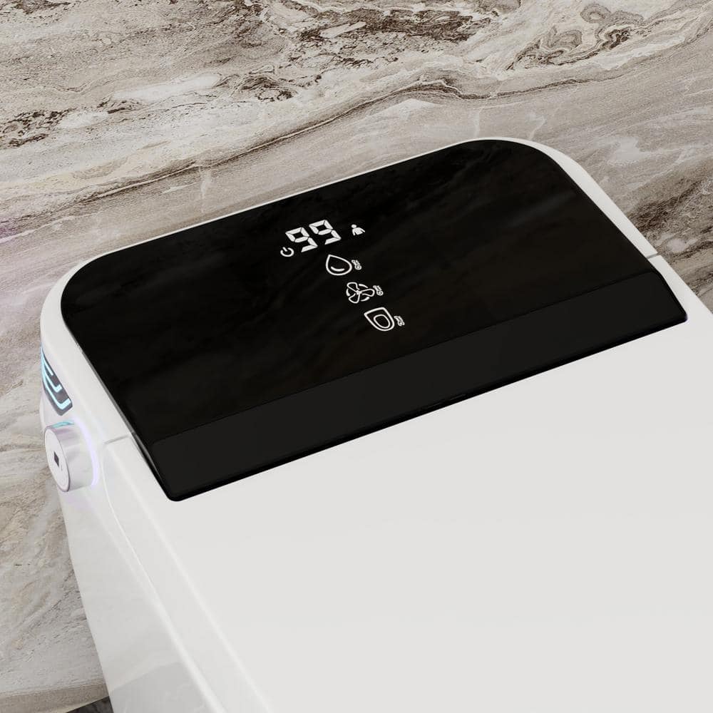 FUFU&GAGA Elongated Smart Bidet Toilet with Auto Open/Flush and Heated Seat - Image 7