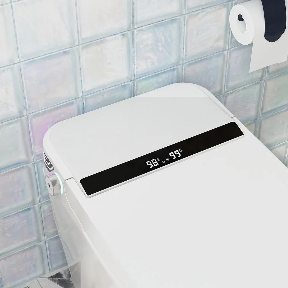FUFU&GAGA Elongated Smart Bidet Toilet with Foot Sensing and Heated Seat - Image 3