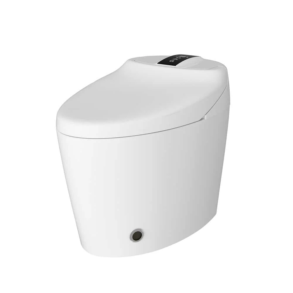 FUFU&GAGA Elongated Smart Bidet Toilet with Foot Sensing & Heated Features