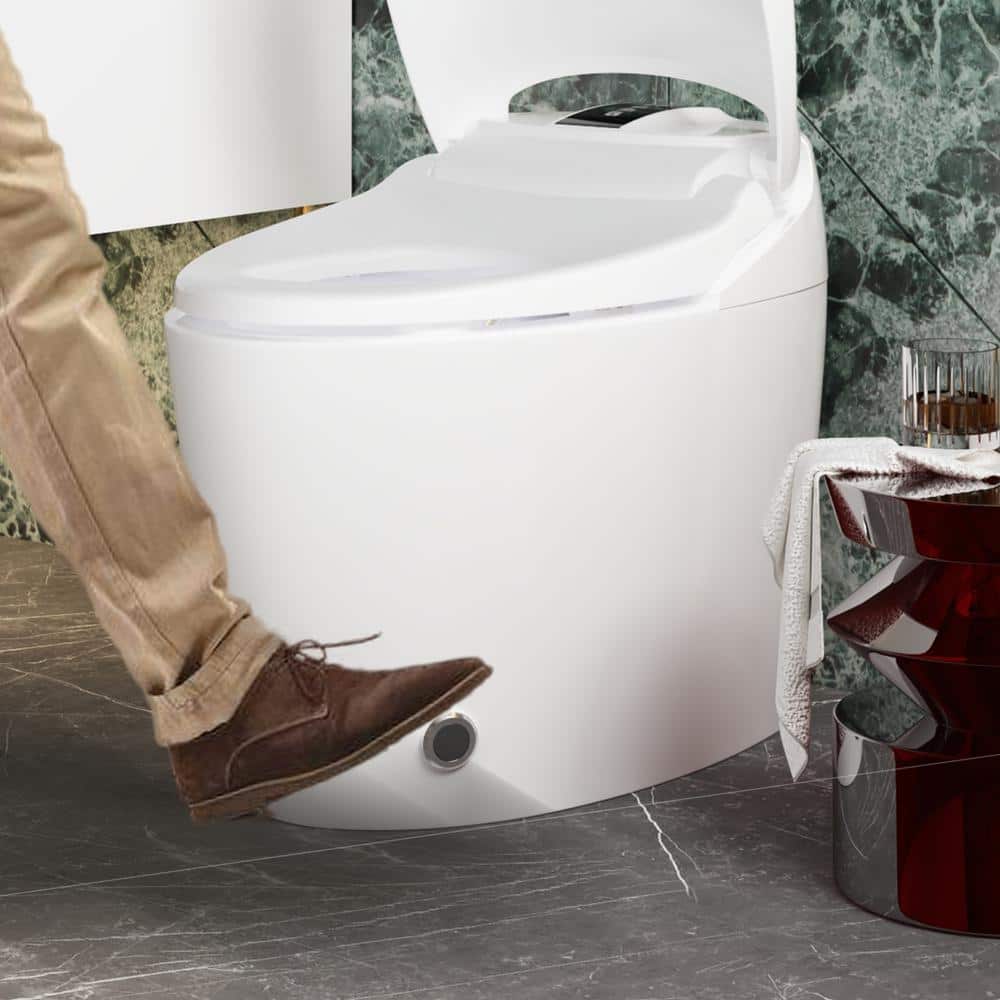 FUFU&GAGA Elongated Smart Bidet Toilet with Foot Sensing & Heated Features - Image 5