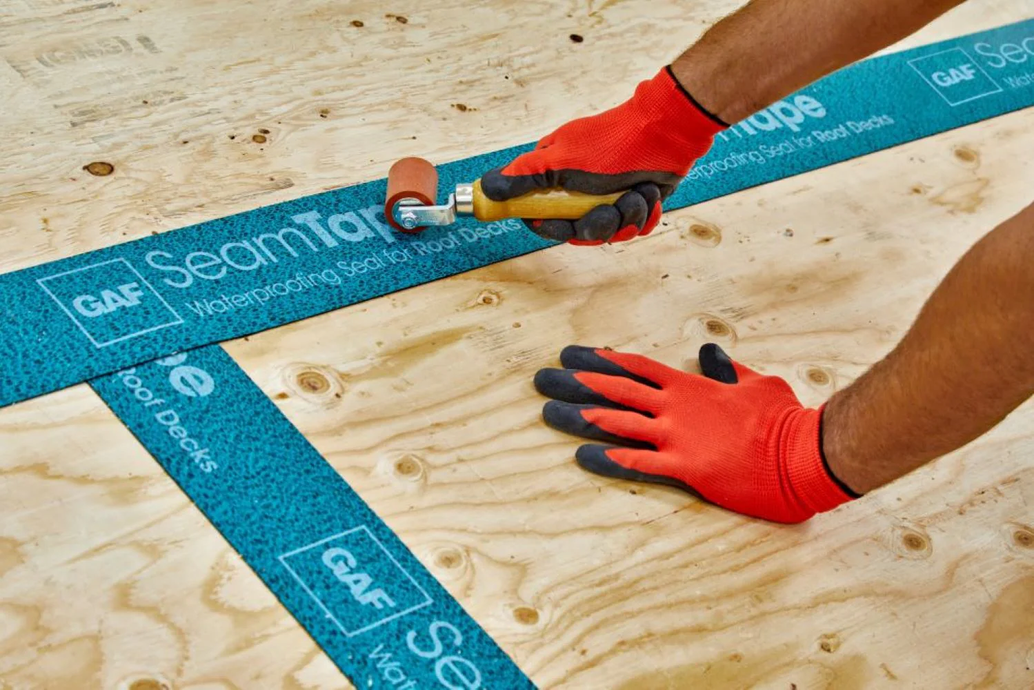 GAF 5-Pack Roof Deck Seam Tape, 0.75-ft x 9-in, Teal Green - Image 5