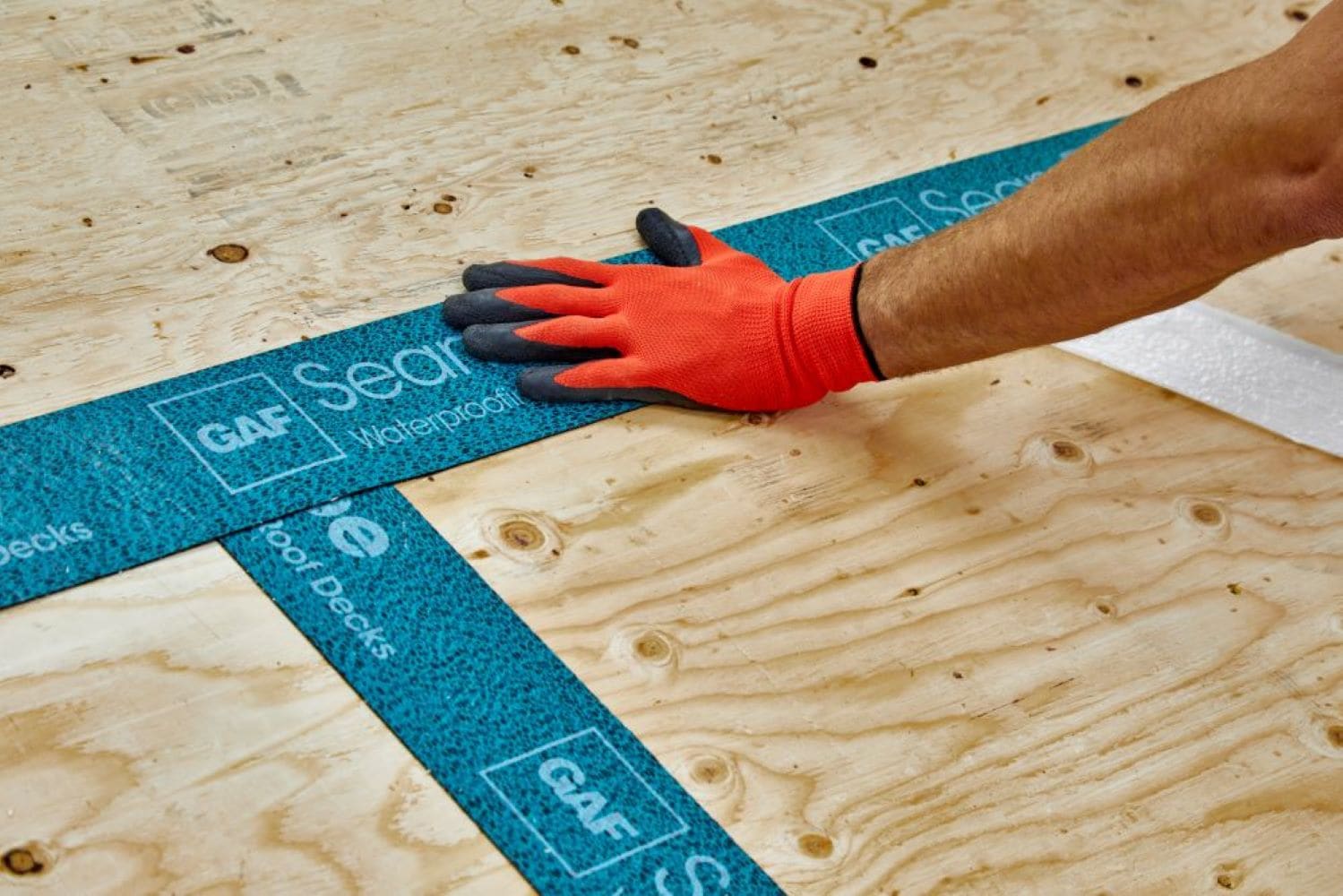 GAF 5-Pack Roof Deck Seam Tape, 0.75-ft x 9-in, Teal Green - Image 6