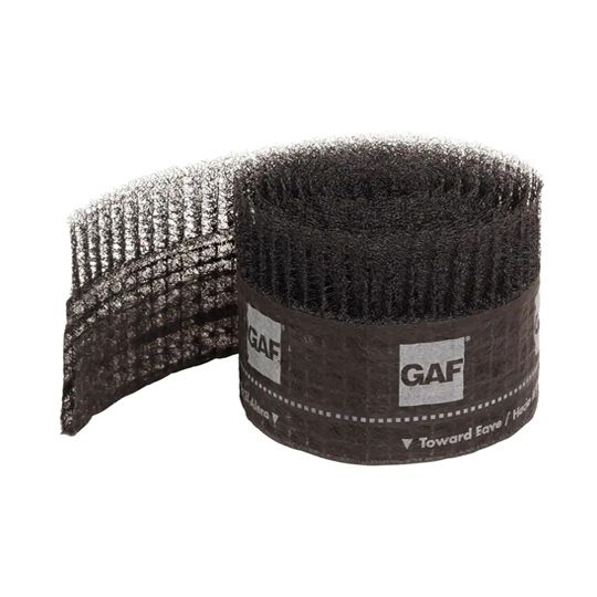 GAF Cobra IntakePro Rooftop Intake Vent, 11" x 20' Roll, Black