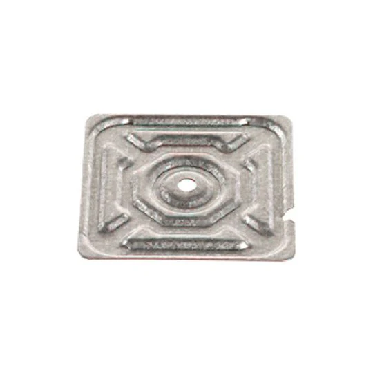 GAF Drill-Tec AccuTrac Recessed Plates, 3 in. Square, Galvalume Steel, Box of 1,000