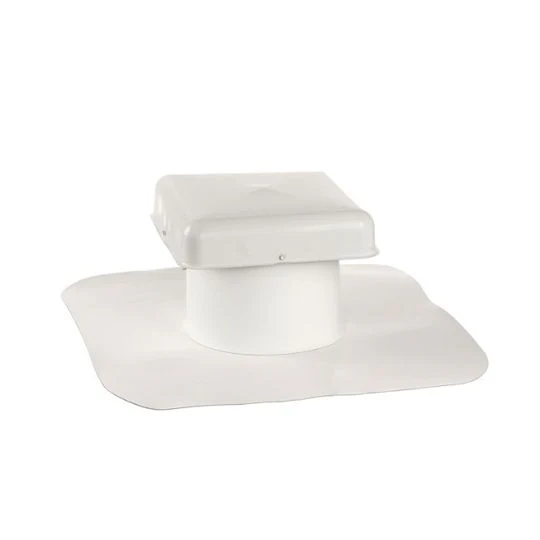GAF EverGuard One-Way TPO Vent, 8 in. Diameter, 45 mil, TPO Membrane & Steel