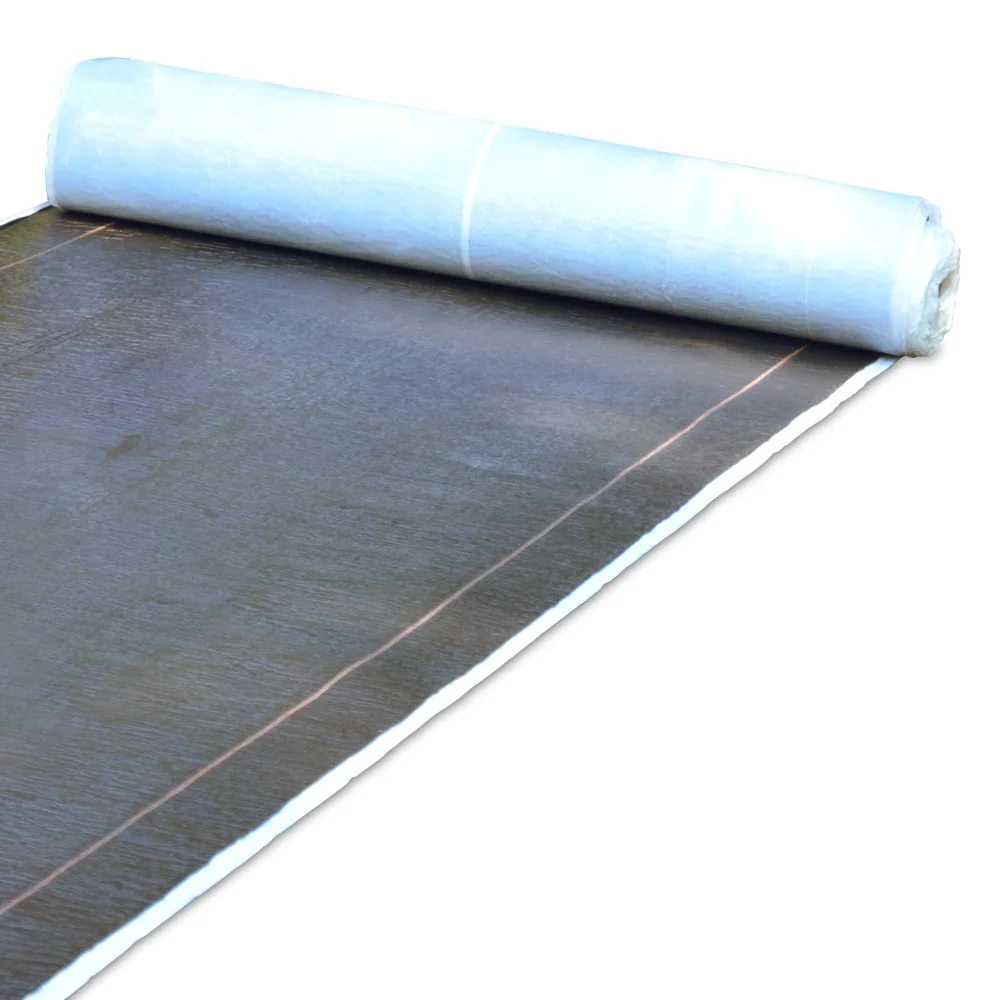 GAF Liberty Base Sheet, Self‑Adhering, 3.28-ft W x 66-ft L (200-sq ft) Black Roll Roofing
