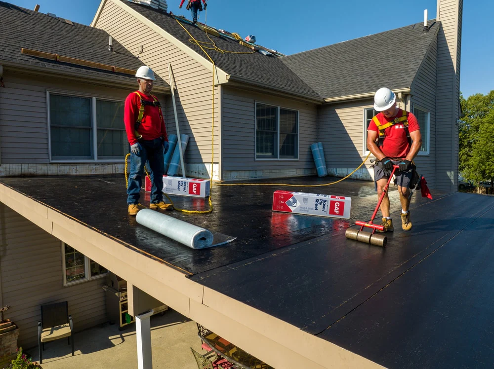 GAF Liberty Base Sheet, Self‑Adhering, 3.28-ft W x 66-ft L (200-sq ft) Black Roll Roofing - Image 3