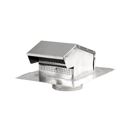GAF Master Flow Aluminum Goose Neck Roof Vent, 4 in. Diameter, 6-3/8 in. Height