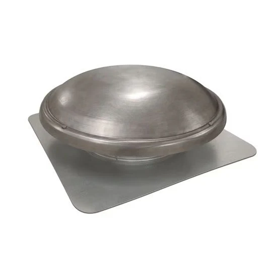 GAF Master Flow ERV5 Roof-Mounted Power Attic Vent, Mill Finish — 1,250 CFM, 600 Sq. In. NFVA