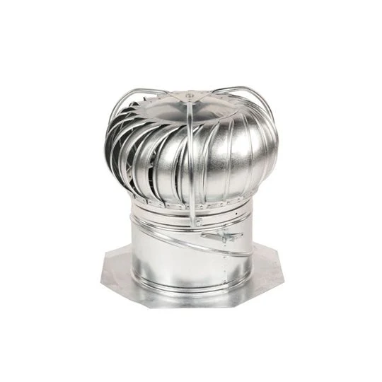 GAF Master Flow Galvanized Externally-Braced Replacement Wind Turbine Head, 12 in. Diameter, Mill Finish