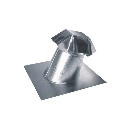 GAF Master Flow Roof Jack with Vent Cap, 4 in Diameter, 26-Gauge, Mill Finish
