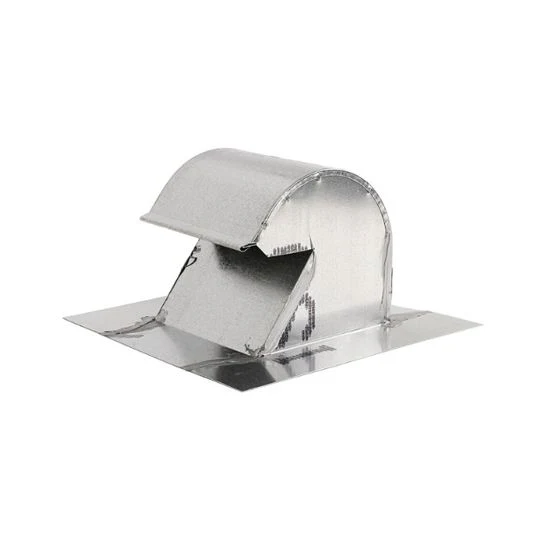 GAF MasterFlow Galvanized Goose Neck Roof Vent, 6 in. Diameter, 26-Gauge Steel