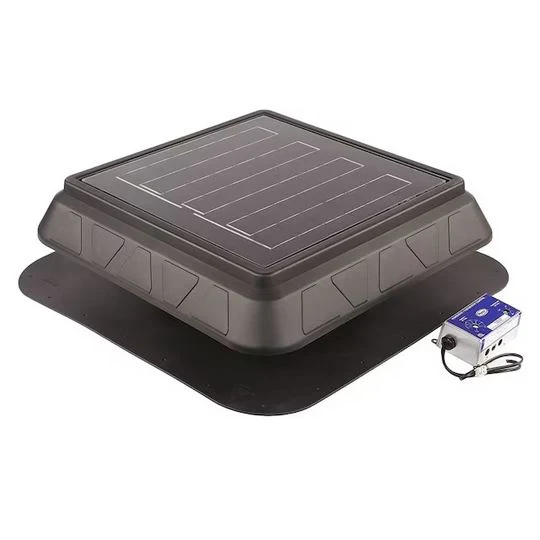 GAF MasterFlow Green Machine High-Power Solar Roof Vent, 750 CFM, PRSOLAR2