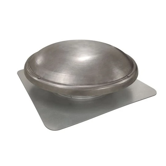 GAF MasterFlow Roof-Mounted Wi‑Fi Power Attic Vent with Humidistat/Thermostat, 1,250 CFM