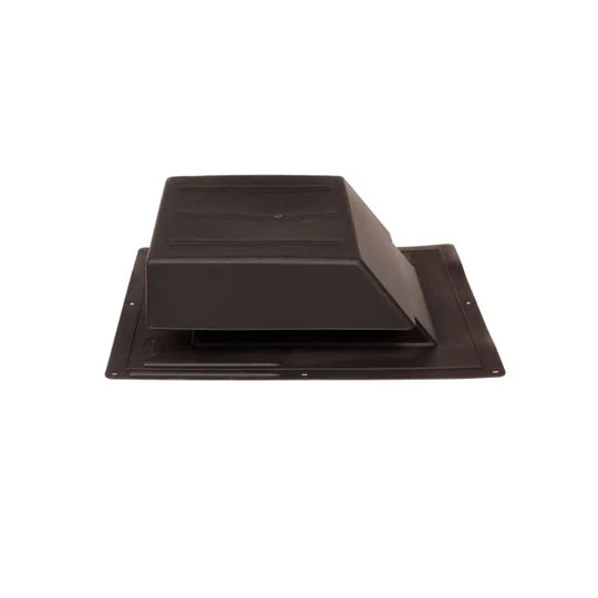 GAF MasterFlow Slant-Back Plastic IR65 Roof Louver, 65 Sq. In. NFVA, Brown