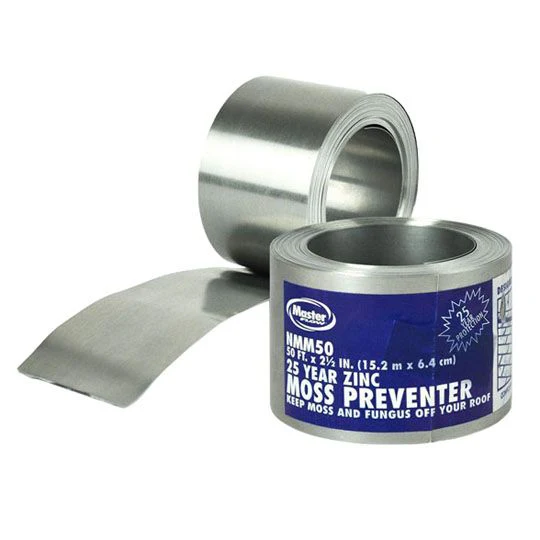GAF MasterFlow Zinc Moss & Mildew Preventer, 2.67 in x 50 ft Roll (NMM50)