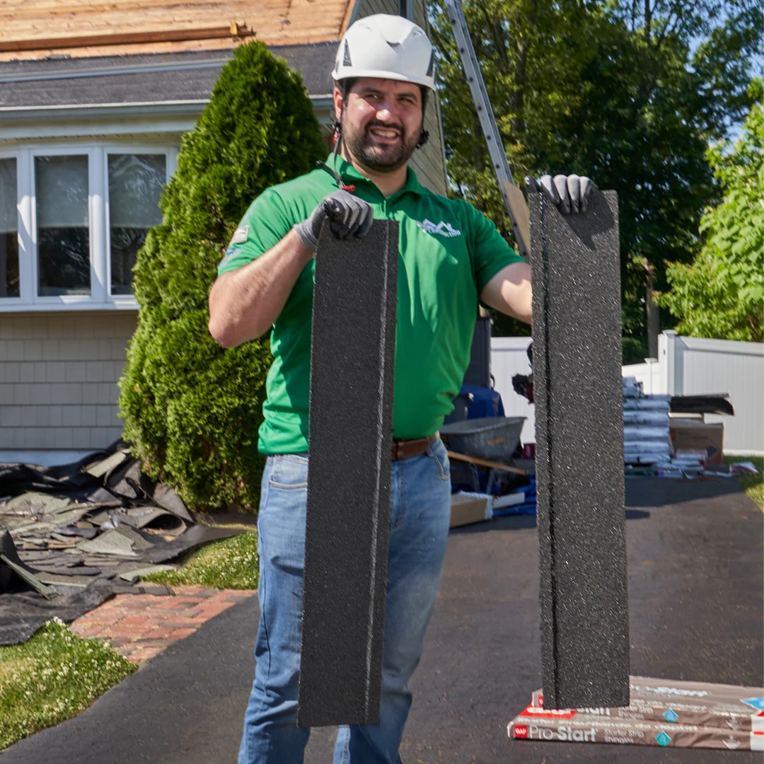 GAF Pro-Start Black Starter Roof Shingles, 120 Linear Ft per Bundle - Image 7