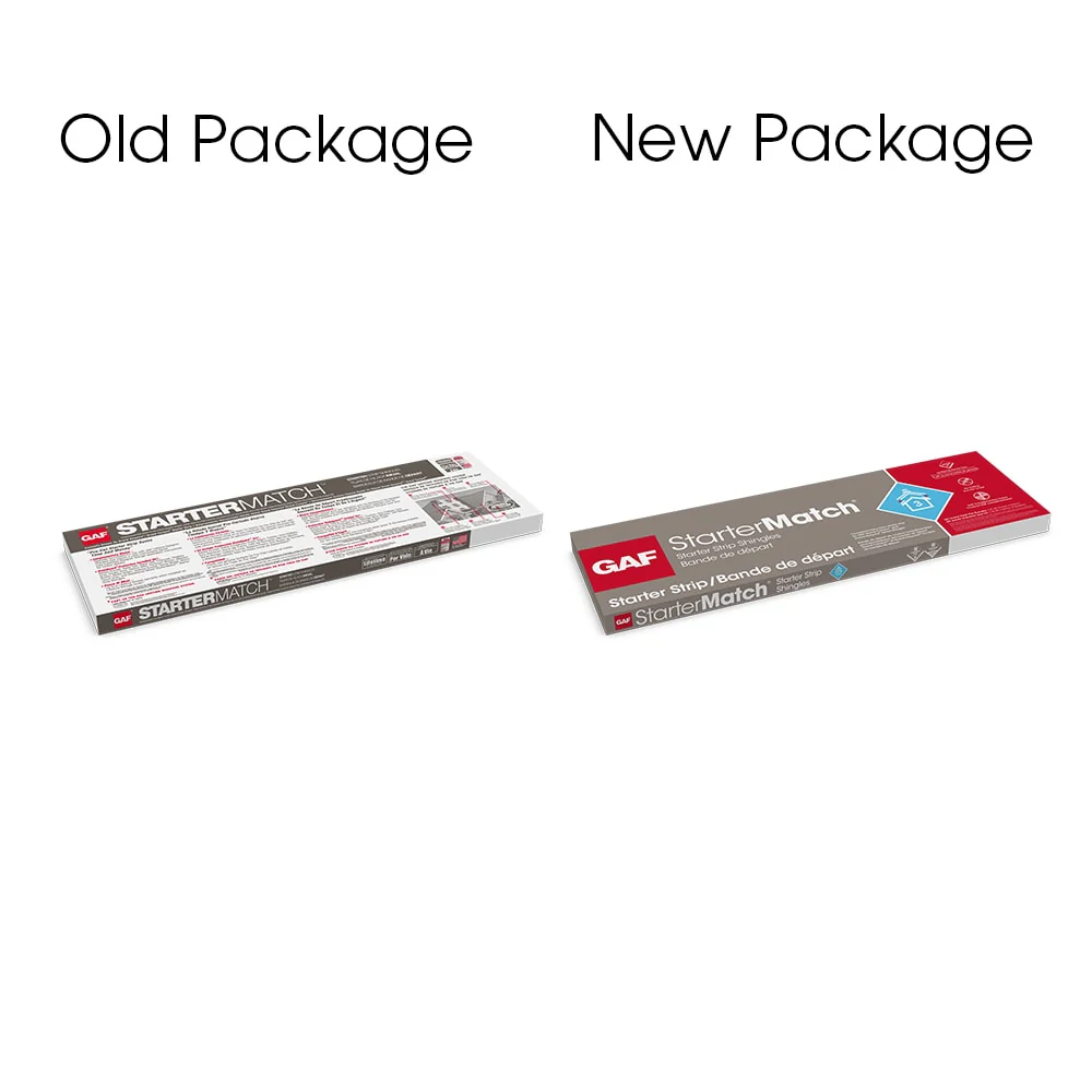 GAF StarterMatch Slate Starter Strip Shingles Bundle (60 Linear Feet) - Image 3