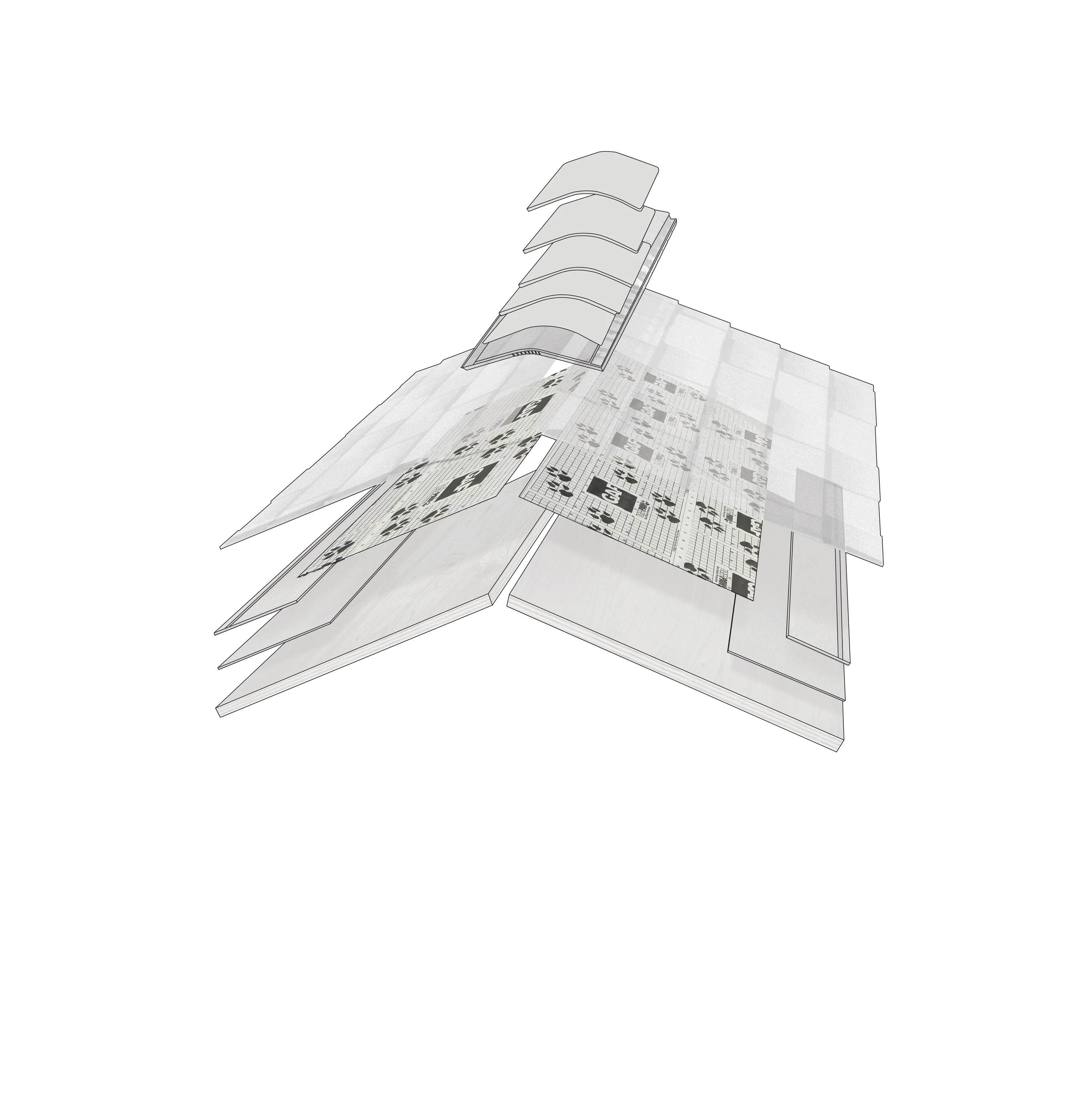 GAF TigerPaw 48-in x 250-ft Polypropylene Roof Underlayment - Image 6