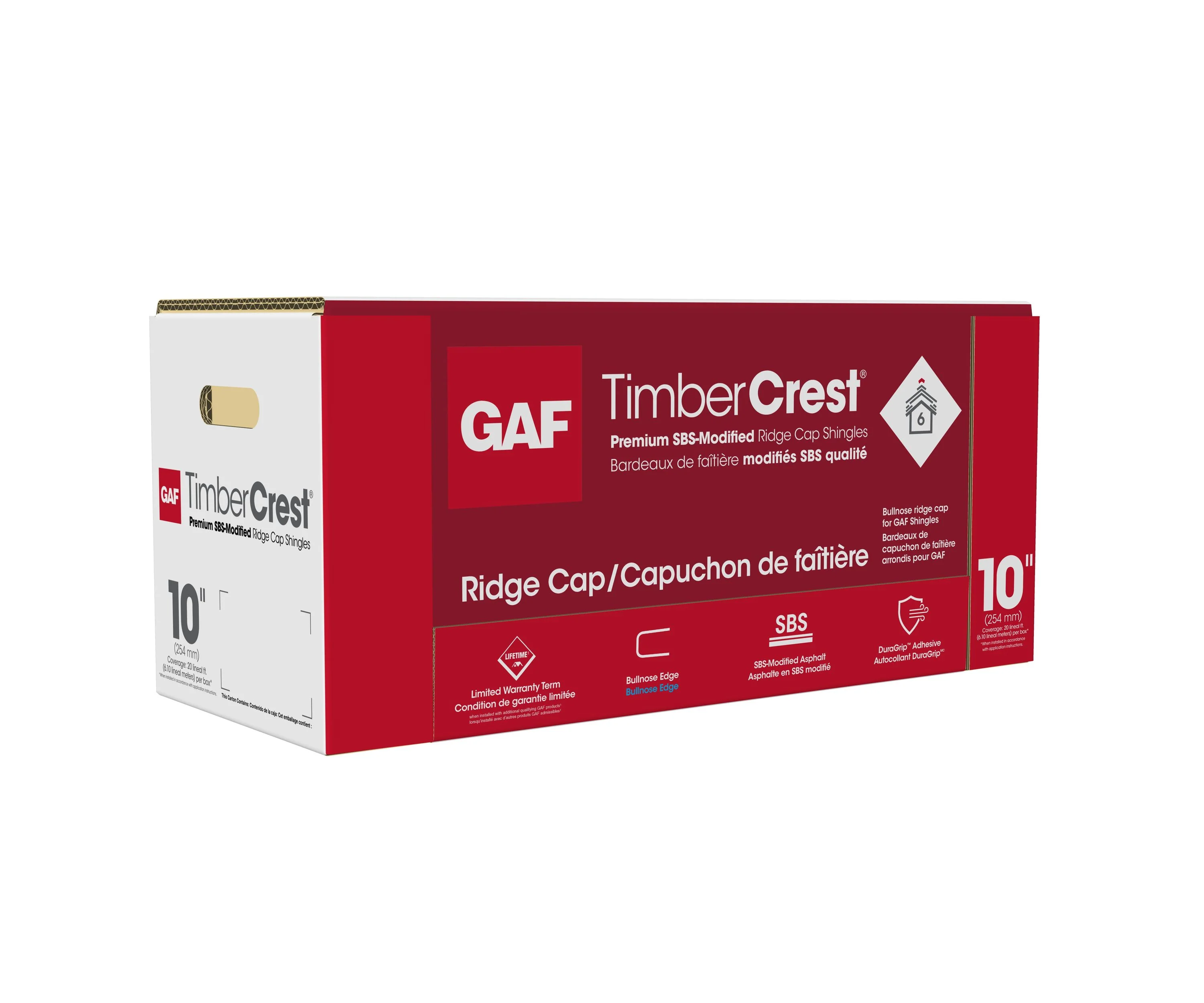GAF Timbercrest Bullnose Cedar Hip & Ridge Roof Shingles, 20 Linear Ft per Bundle - Image 8