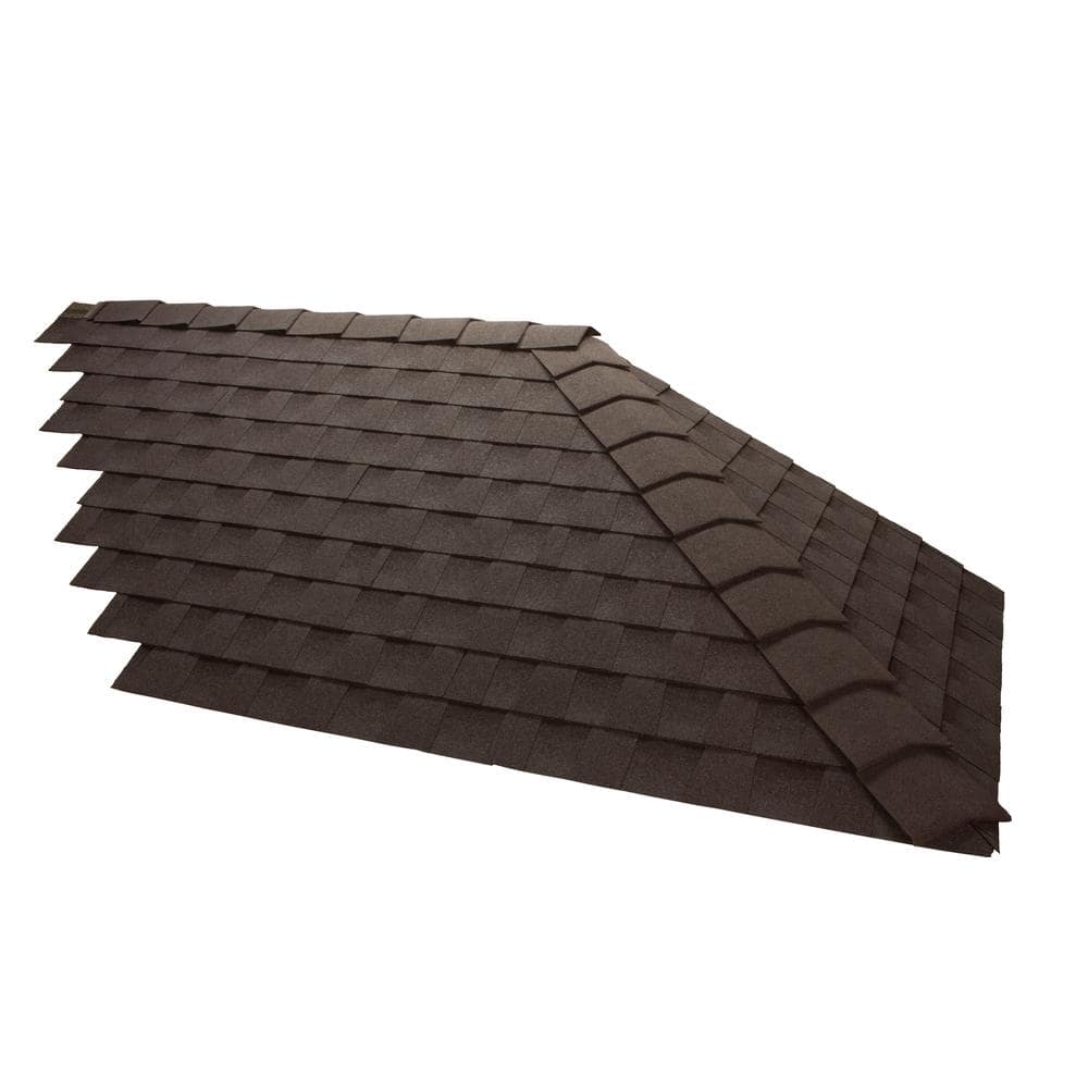 GAF TimberCrest Charcoal Reflector Bullnose Hip and Ridge Cap Shingles - Image 3