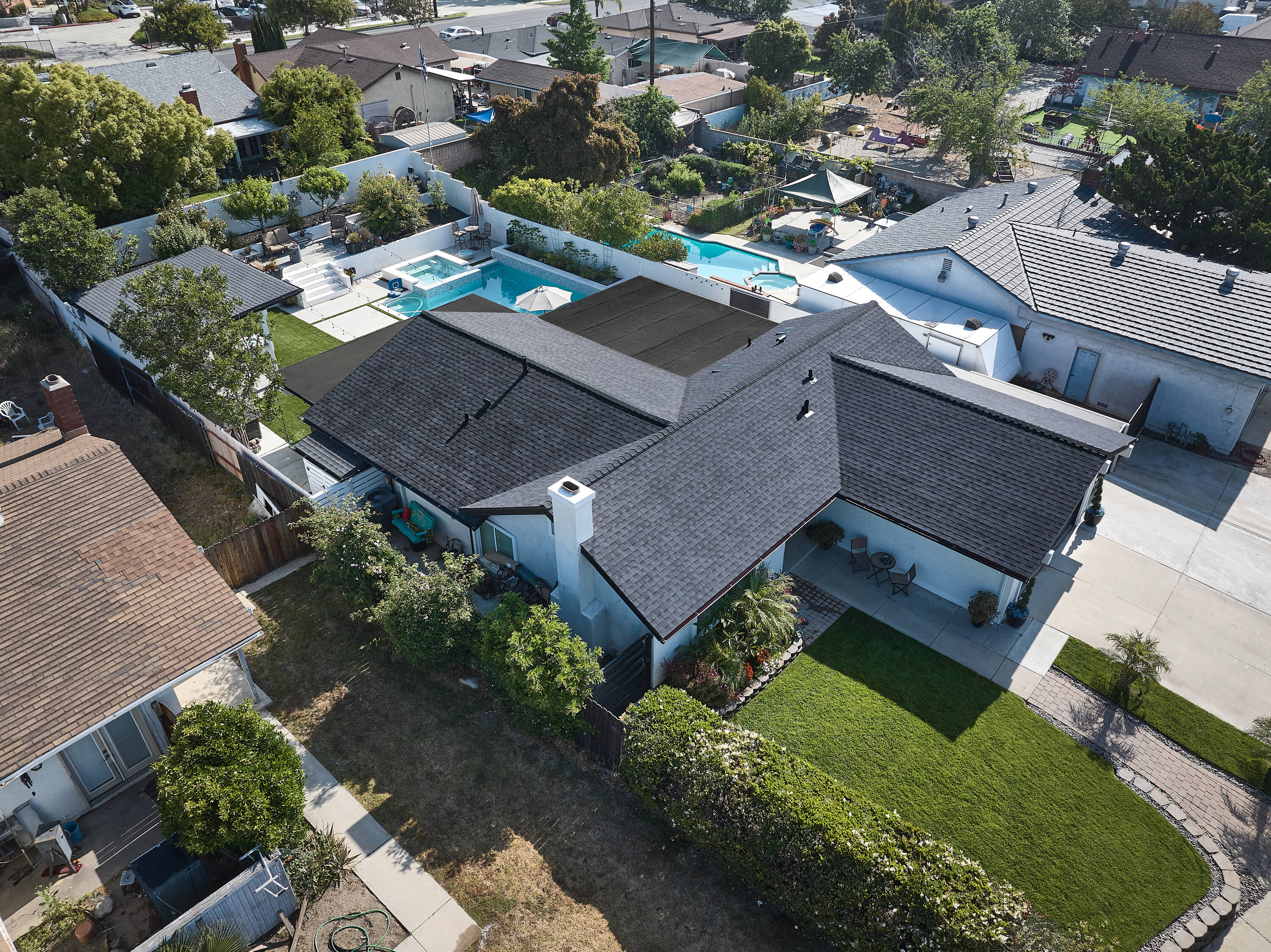 GAF Timberline HDZ Reflector Series RS Sandalwood Algae-Resistant Architectural Asphalt Roof Shingles, 33.33-sq ft per Bundle - Image 6