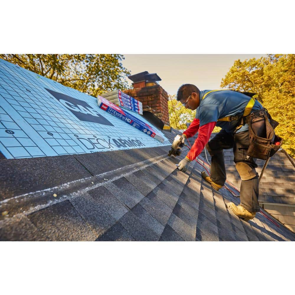GAF Timberline HDZ Slate Algae Resistant High-Definition Shingles | 33.33 sq. ft. per Bundle - Image 8