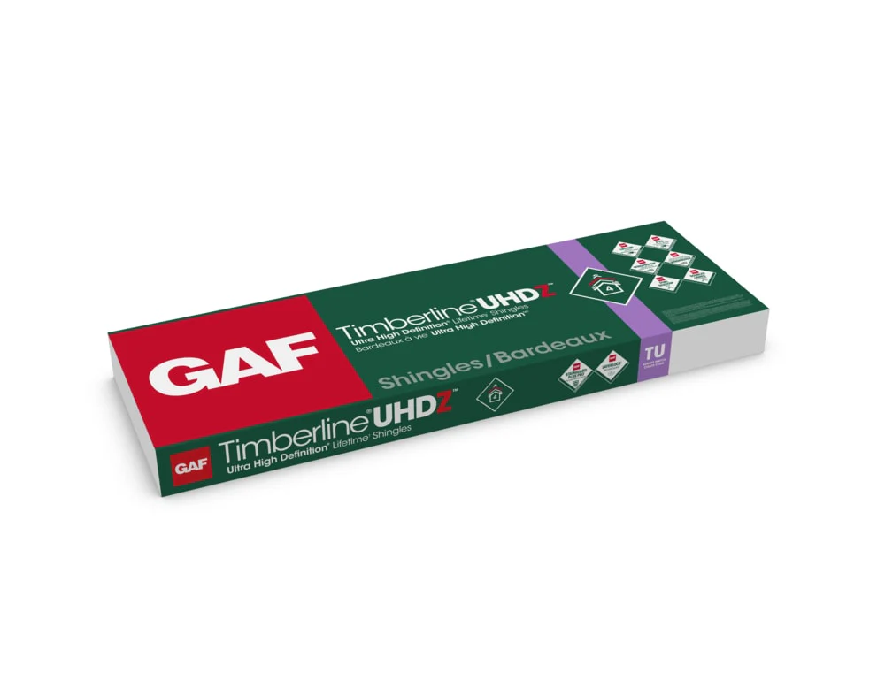 GAF Timberline UHDZ Barkwood Architectural Asphalt Roof Shingles, Algae Resistant, 33.33-sq ft per Bundle - Image 8