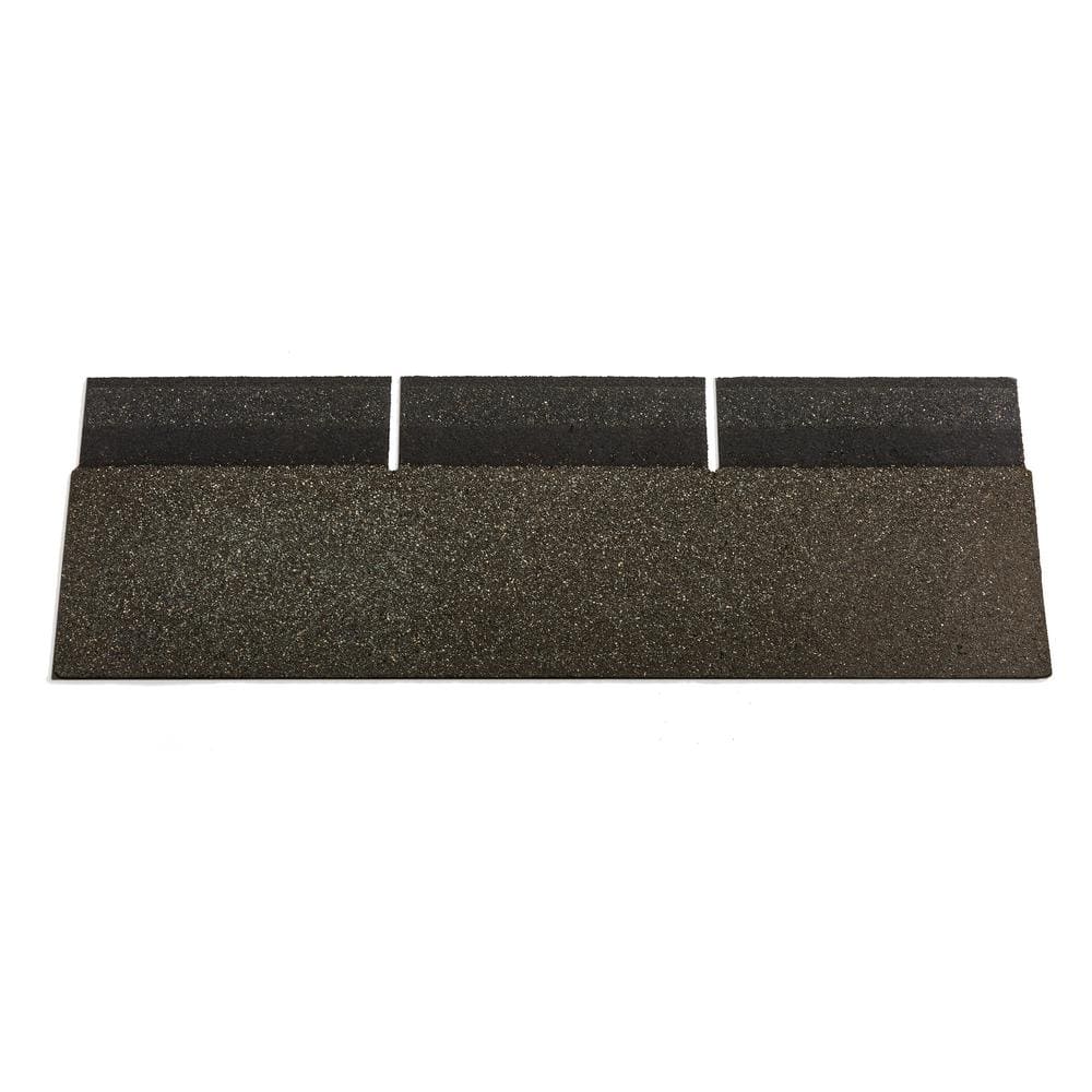 GAF Timbertex Antique Slate Double-Layer Hip and Ridge Cap Roofing Shingles - Image 6