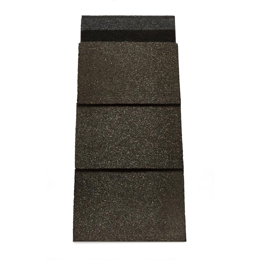GAF Timbertex Antique Slate Double-Layer Hip and Ridge Cap Roofing Shingles - Image 9