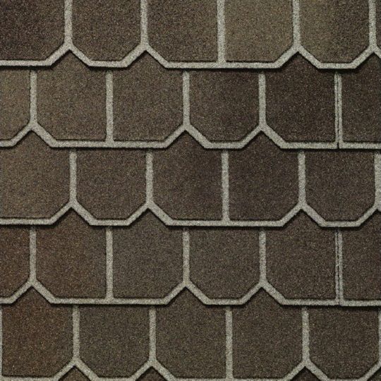 GAF Timbertex Premium Ridge Cap Shingles, Brownstone, 12 in. Width, 20 ft Coverage per Bundle