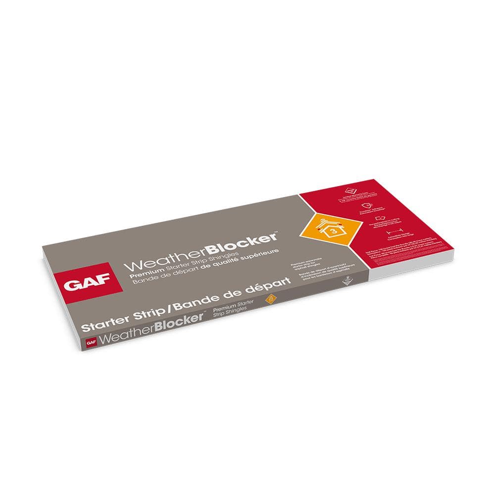 GAF WeatherBlocker Premium Eave and Rake Roofing Starter Strip Shingles - 50 ft - Image 3
