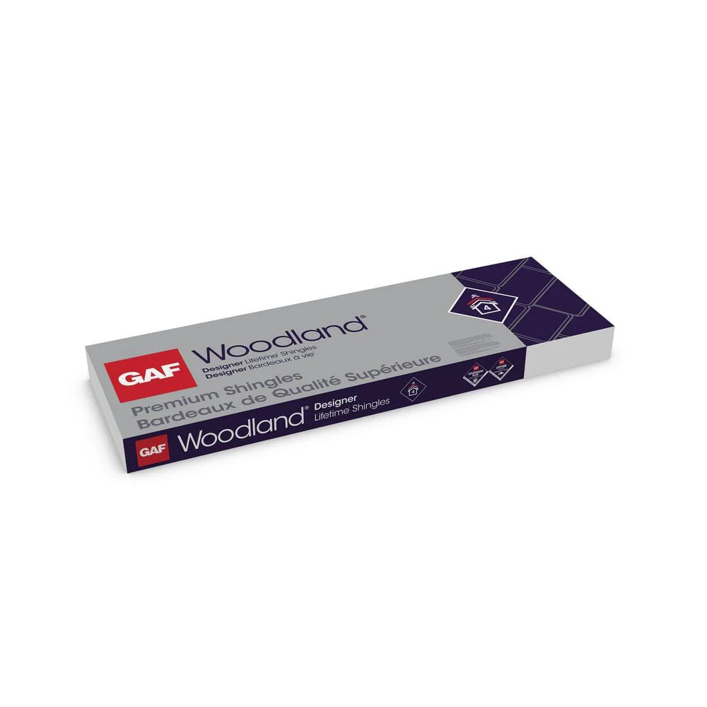 GAF Woodland Cedarwood Abbey Designer Laminated Architectural Asphalt Shingles Bundle (25 sq. ft., 14-Piece, 17 in. x 40 in.) - Image 3