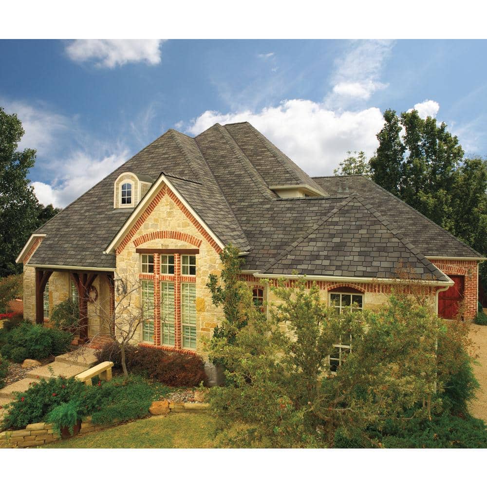 GAF Woodland Cedarwood Abbey Designer Laminated Architectural Asphalt Shingles Bundle (25 sq. ft., 14-Piece, 17 in. x 40 in.) - Image 5