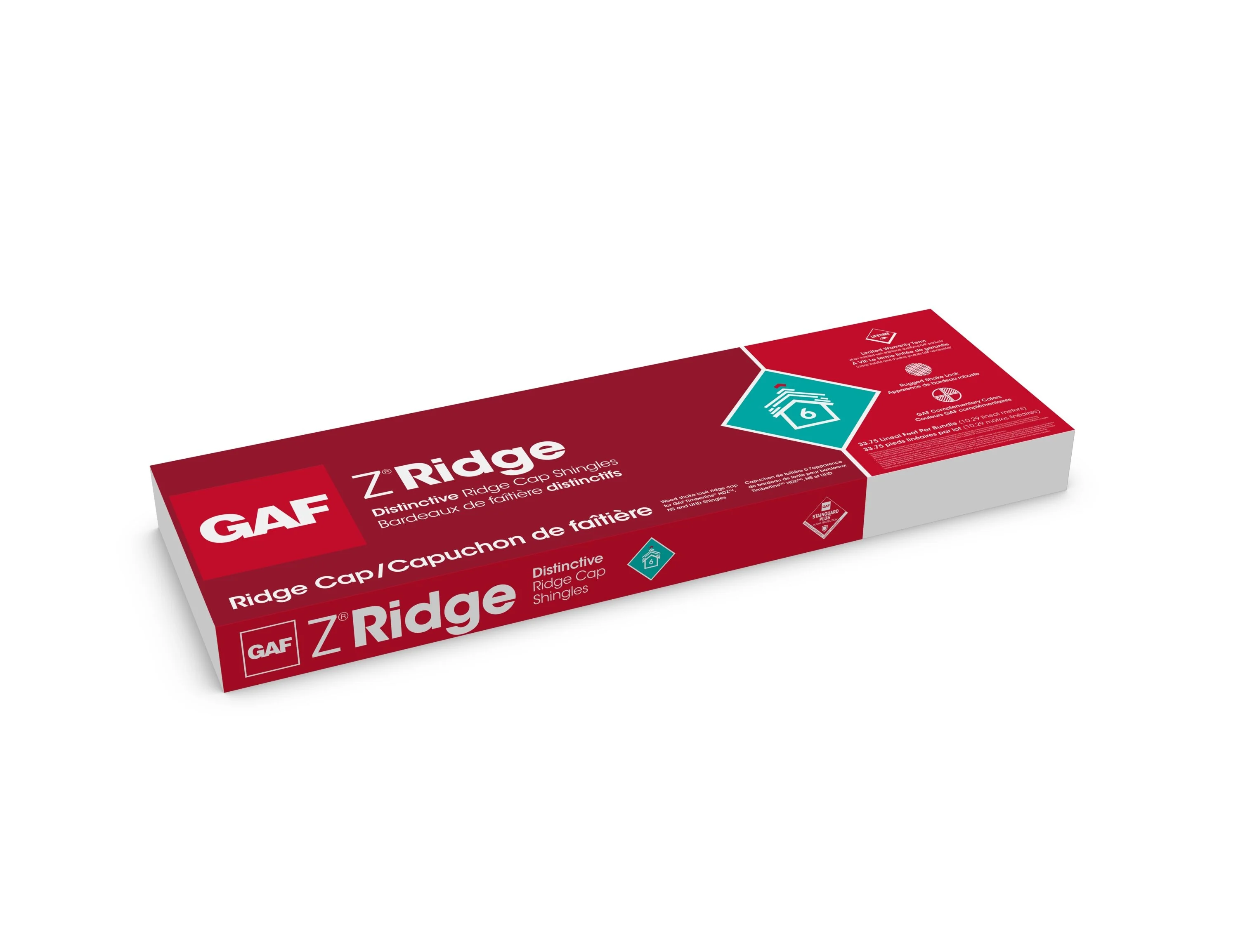 GAF Z Ridge Copper Canyon Hip & Ridge Roof Shingles, 33 Linear Ft per Bundle - Image 2