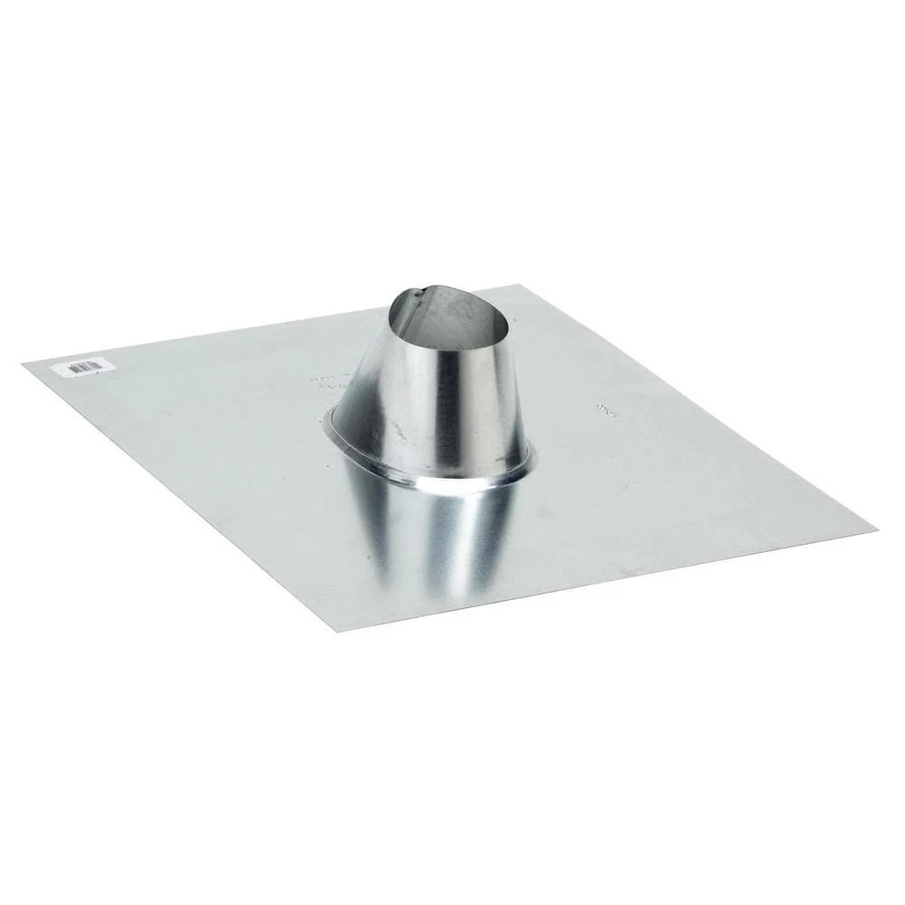 Galvanized Plumber’s Roof Pipe Flashing, 1-1/2 in (Mill Finish) - Image 2