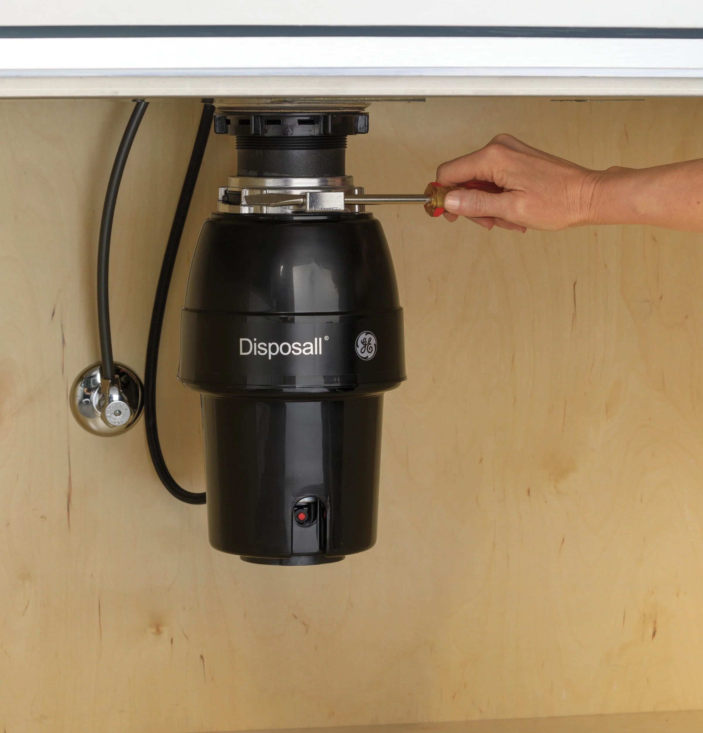GE 1/2-HP Continuous Feed Noise Insulation Garbage Disposal, Non-Corded, GFC530N - Image 4