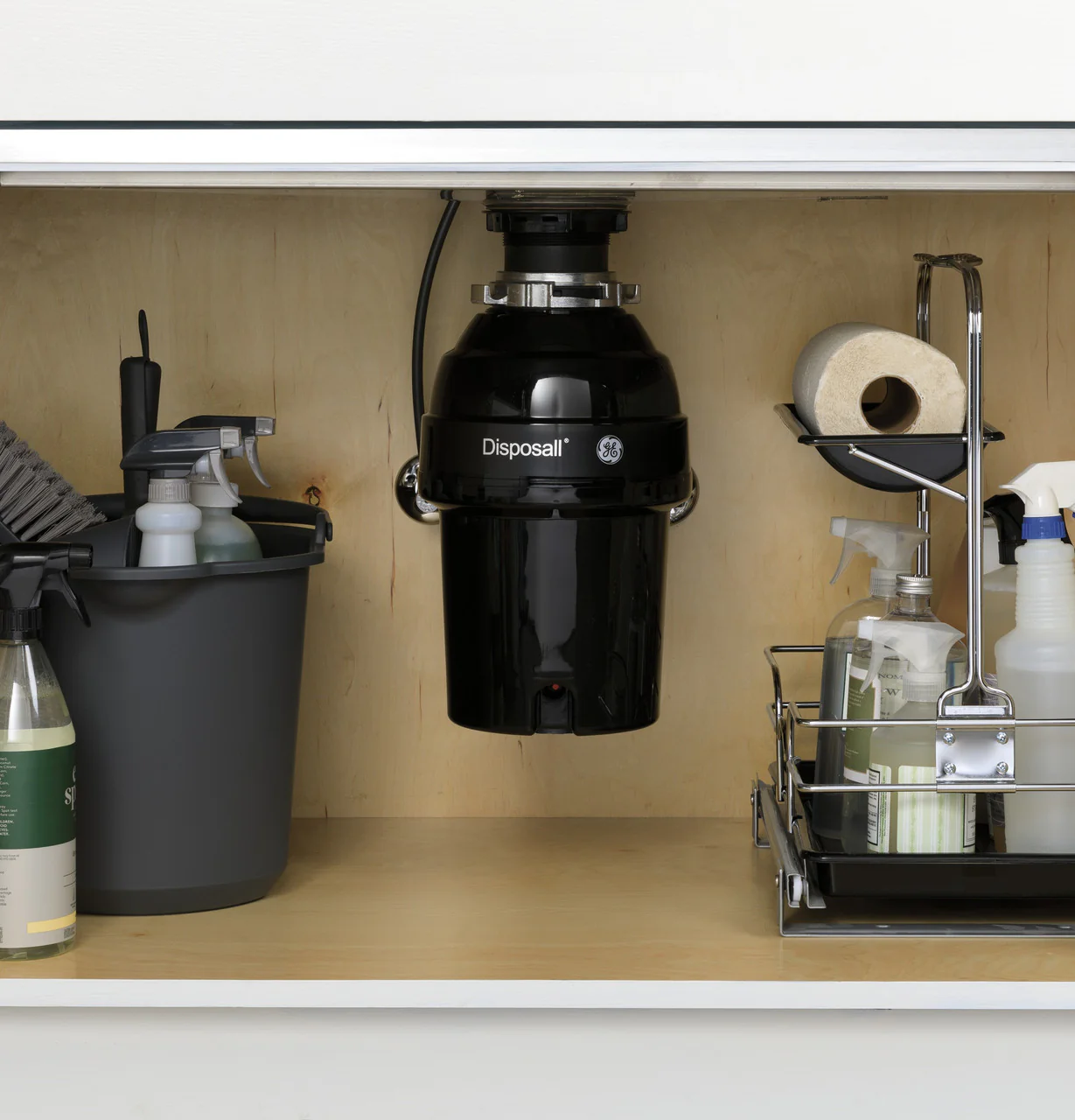 GE 1-HP Continuous Feed Noise Insulation Garbage Disposal, Non-Corded (GFC1020N) - Image 2