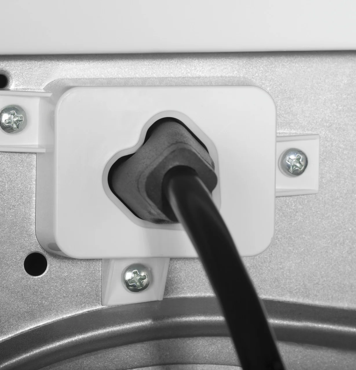 GE 2.4-cu ft High Efficiency Stackable Steam Cycle Front-Load Washer (White) ENERGY STAR, 24-inch, Model GFW148SSMWW - Image 4