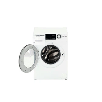 GE 2.4-cu ft High Efficiency Stackable Steam Cycle Front-Load Washer (White) ENERGY STAR, 24-inch, Model GFW148SSMWW - Image 6