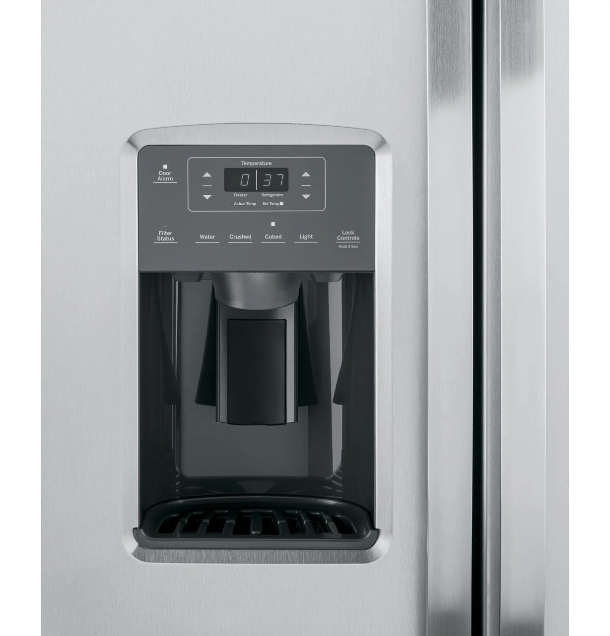 GE 25.3 cu. ft. Side-by-Side Refrigerator in Fingerprint Resistant Stainless Steel, GSS25GYPFS - Image 6